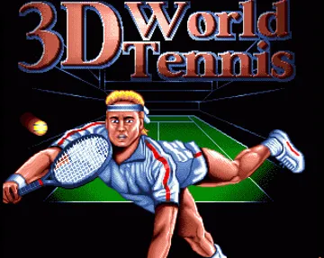 3D World Tennis screen shot title